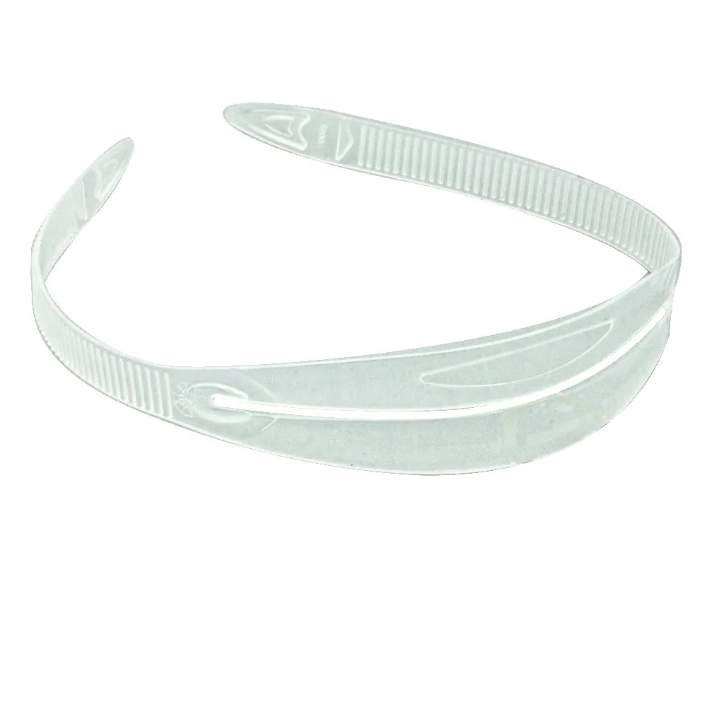 Promate Silicone Scuba Dive Mask Strap 5/8" width - AC007-Thin-Clear