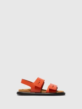 Sling-Back Sandals PAFI070FLY SCARLET