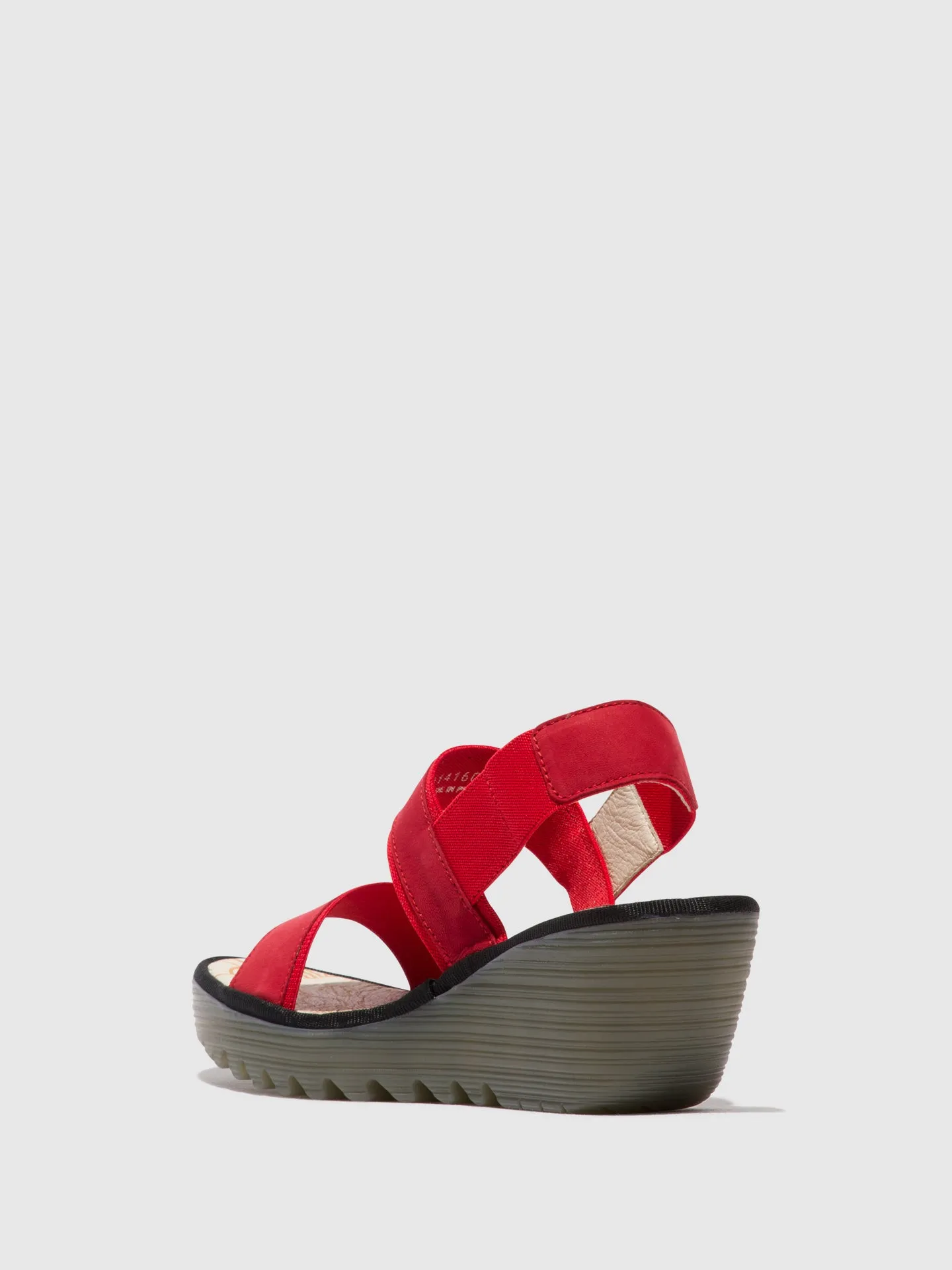 Sling-Back Sandals YACO416FLY LIPSTICK RED