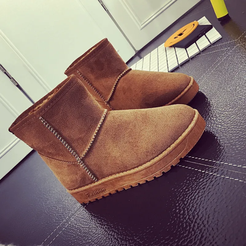 Snow Ankle Fur Casual Flat Boots