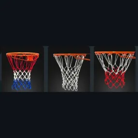 SPPHONEIX 2PCS Basketball Nets Durable Nylon Heavy Duty Standard 12 Loops Rim Hoop Mesh