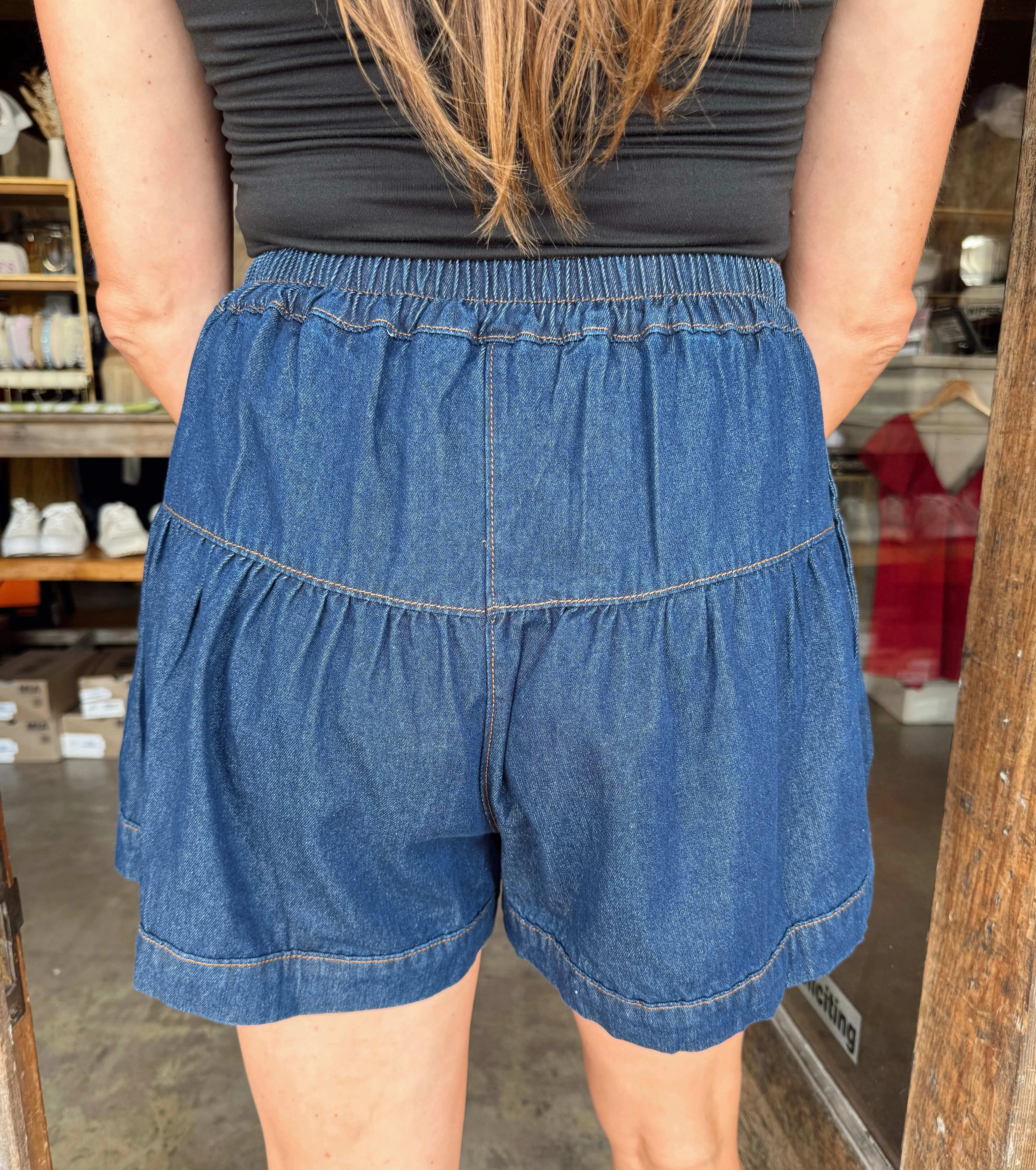 Stella Button Up Shorts