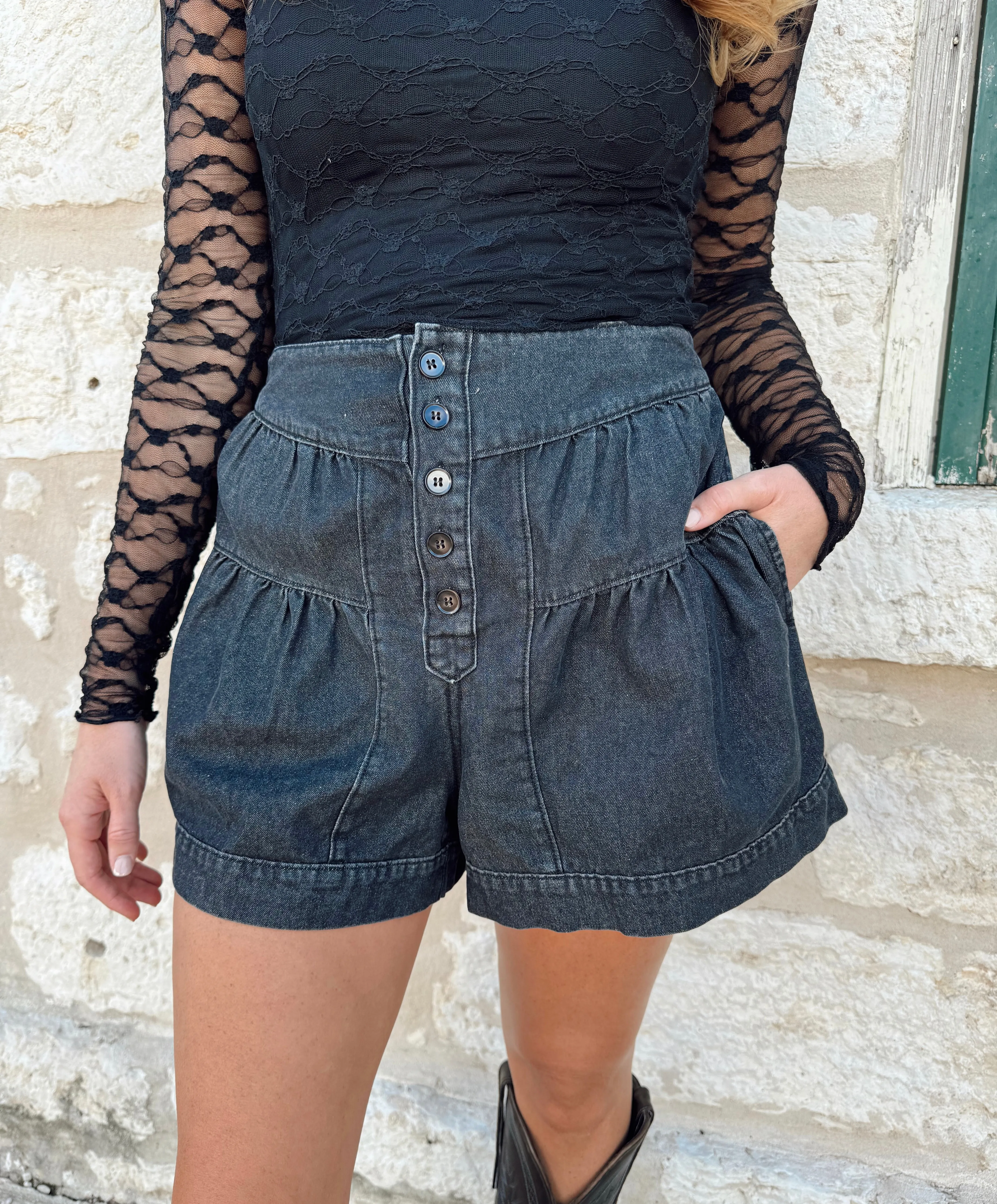 Stella Button Up Shorts