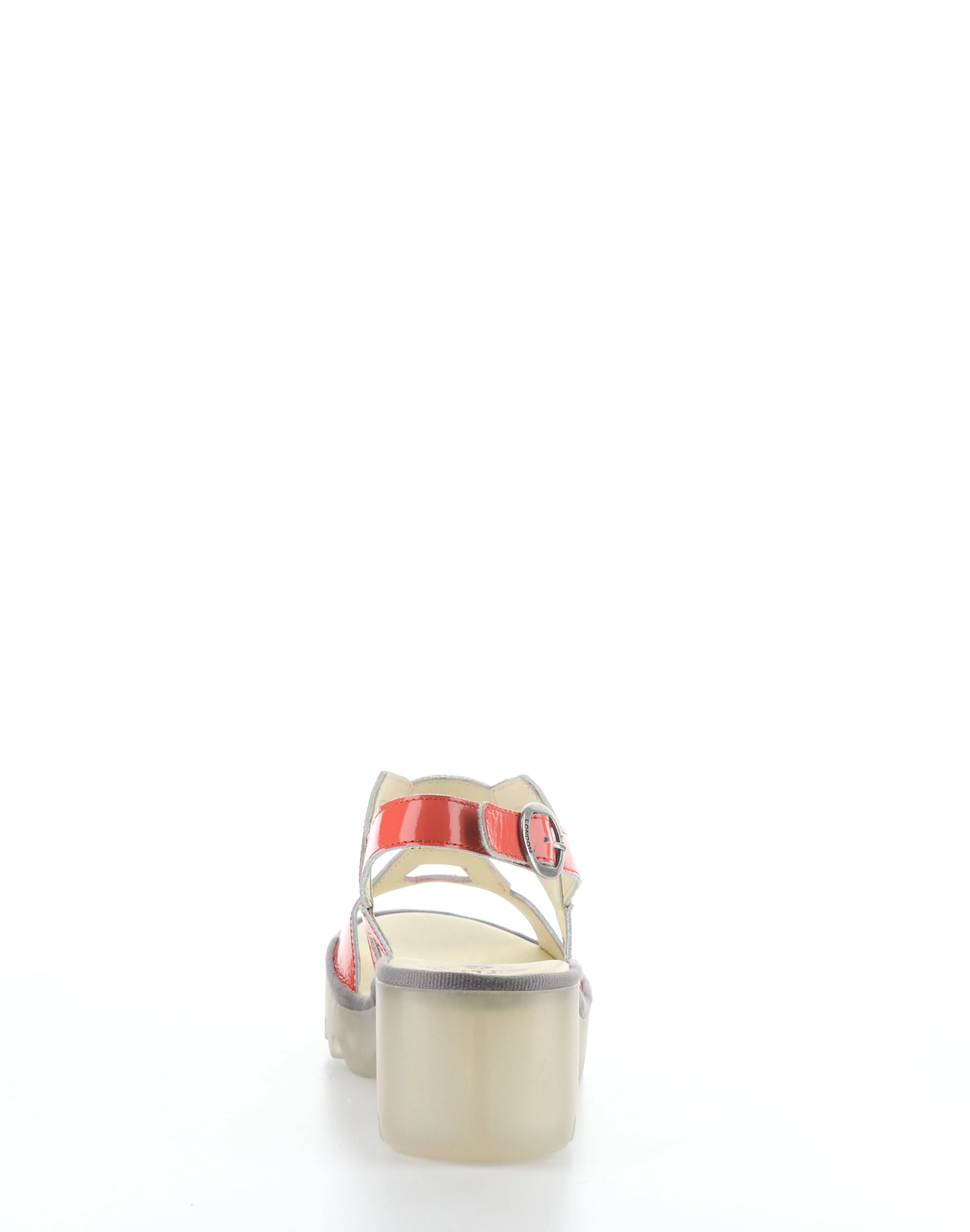TEWA573FLY 004 SCARLET/PINK Round Toe Sandals