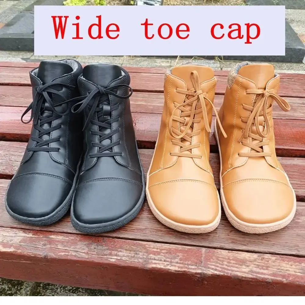 TONGLEPAO Barefoot Leather Boots
