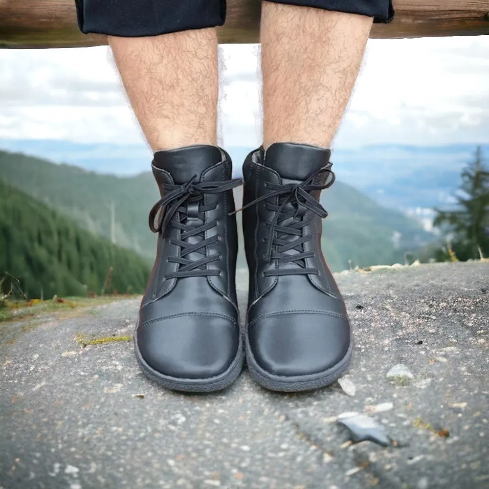 TONGLEPAO Barefoot Leather Boots