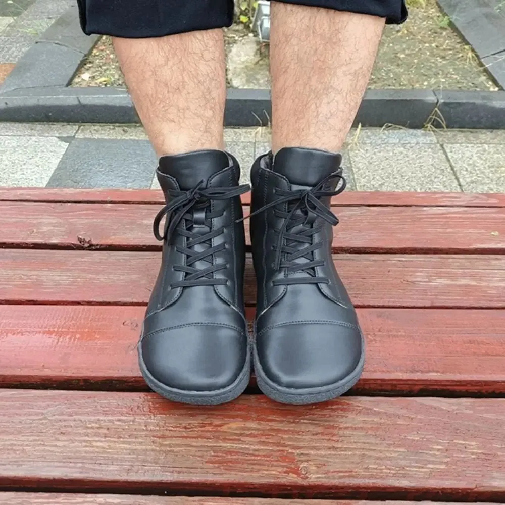 TONGLEPAO Barefoot Leather Boots