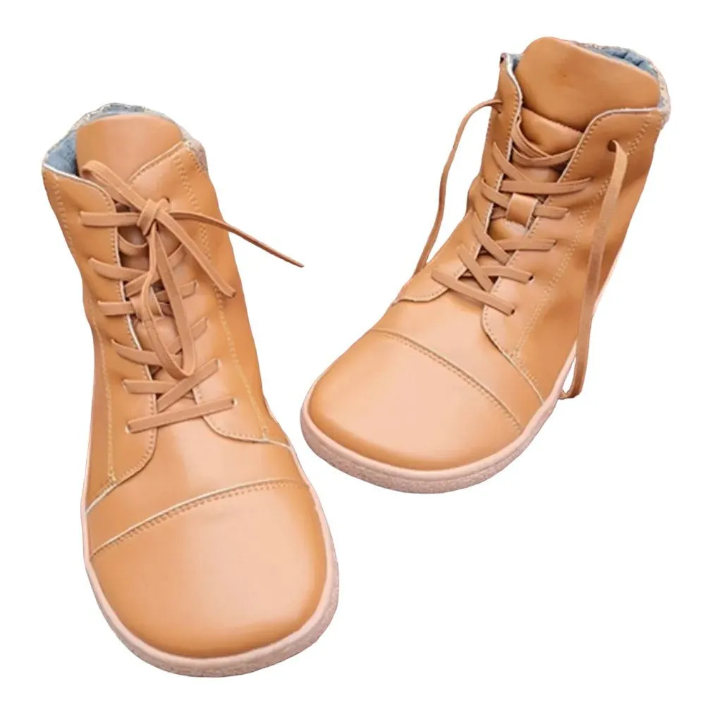 TONGLEPAO Barefoot Leather Boots