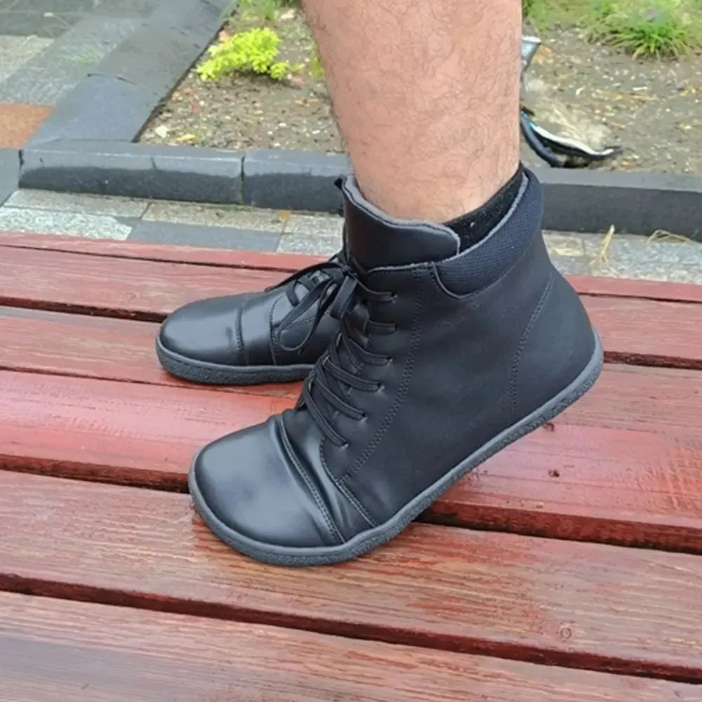 TONGLEPAO Barefoot Leather Boots