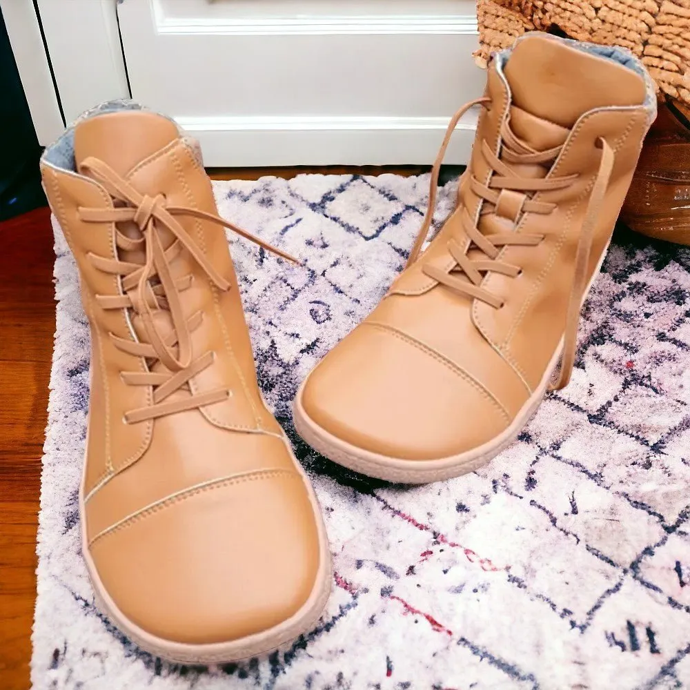 TONGLEPAO Barefoot Leather Boots