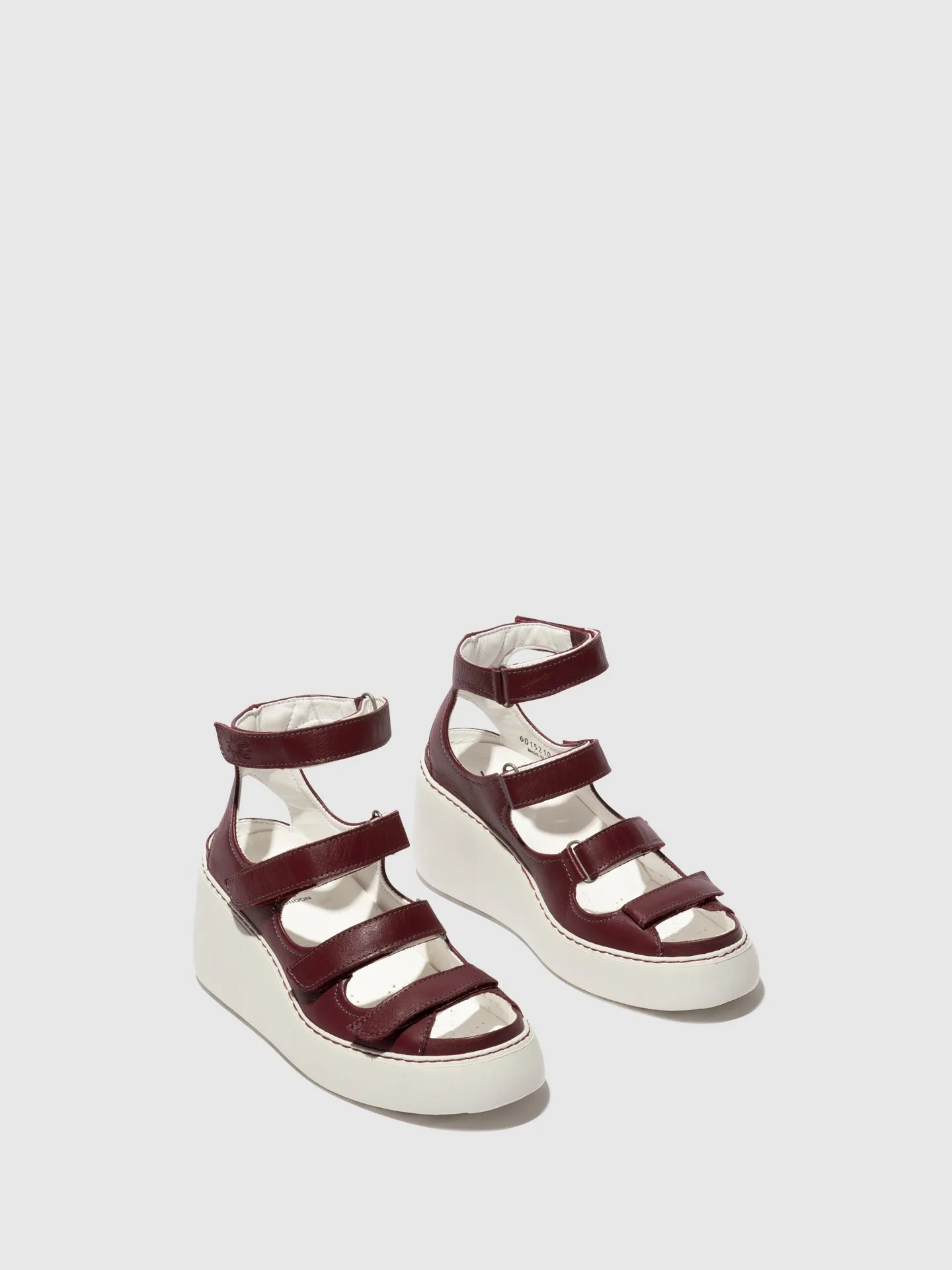 Velcro Sandals DROP521FLY BORDEAUX