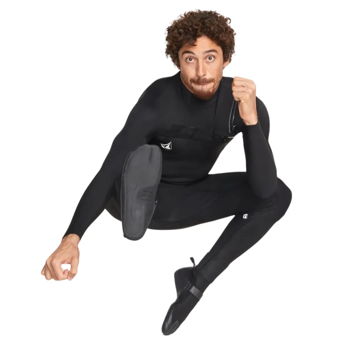 Volcom 5mm Round Toe (Inner Split Toe) Wetsuit Bootie - Black