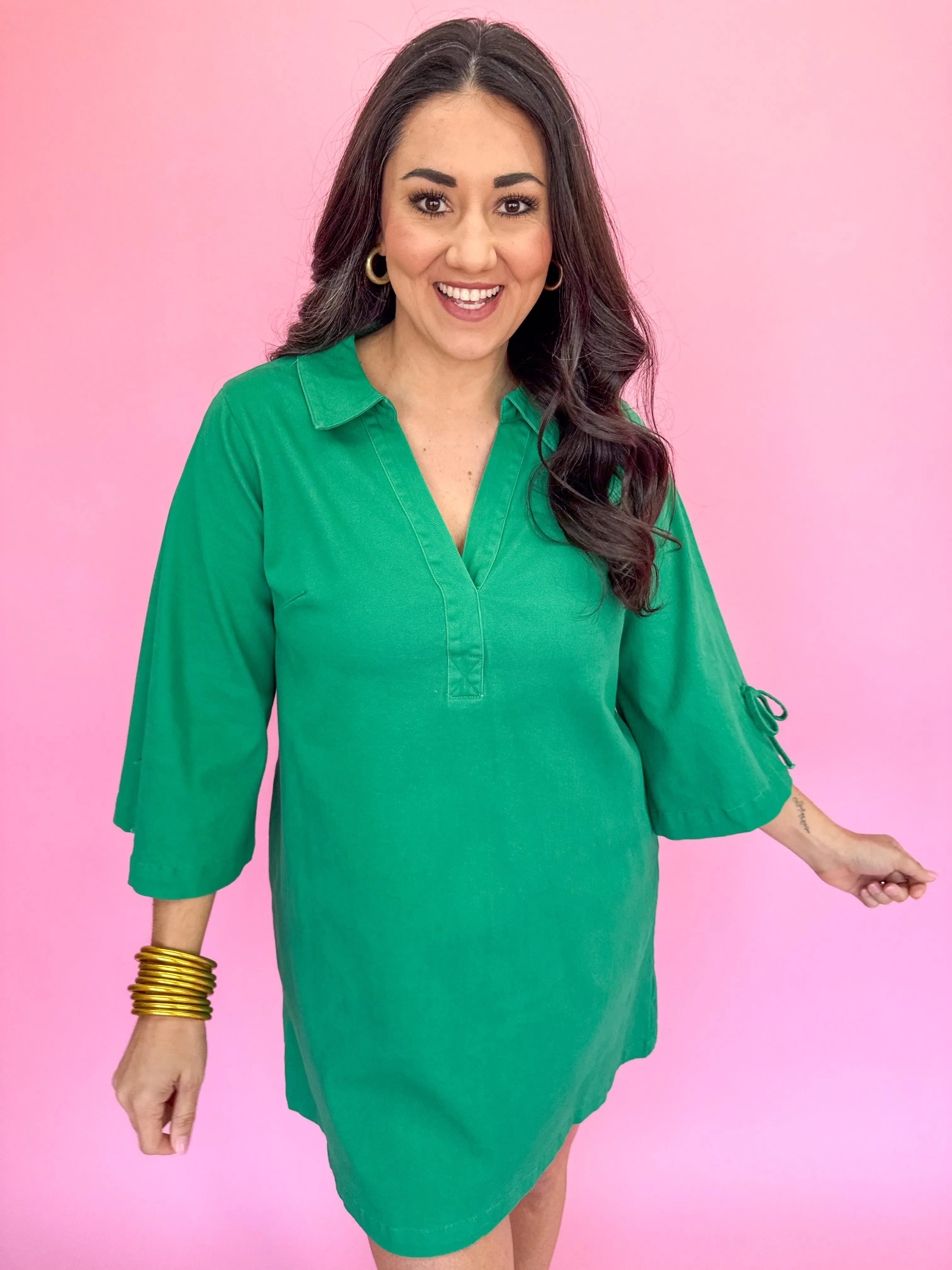 Wishful Dreaming Dress - Green