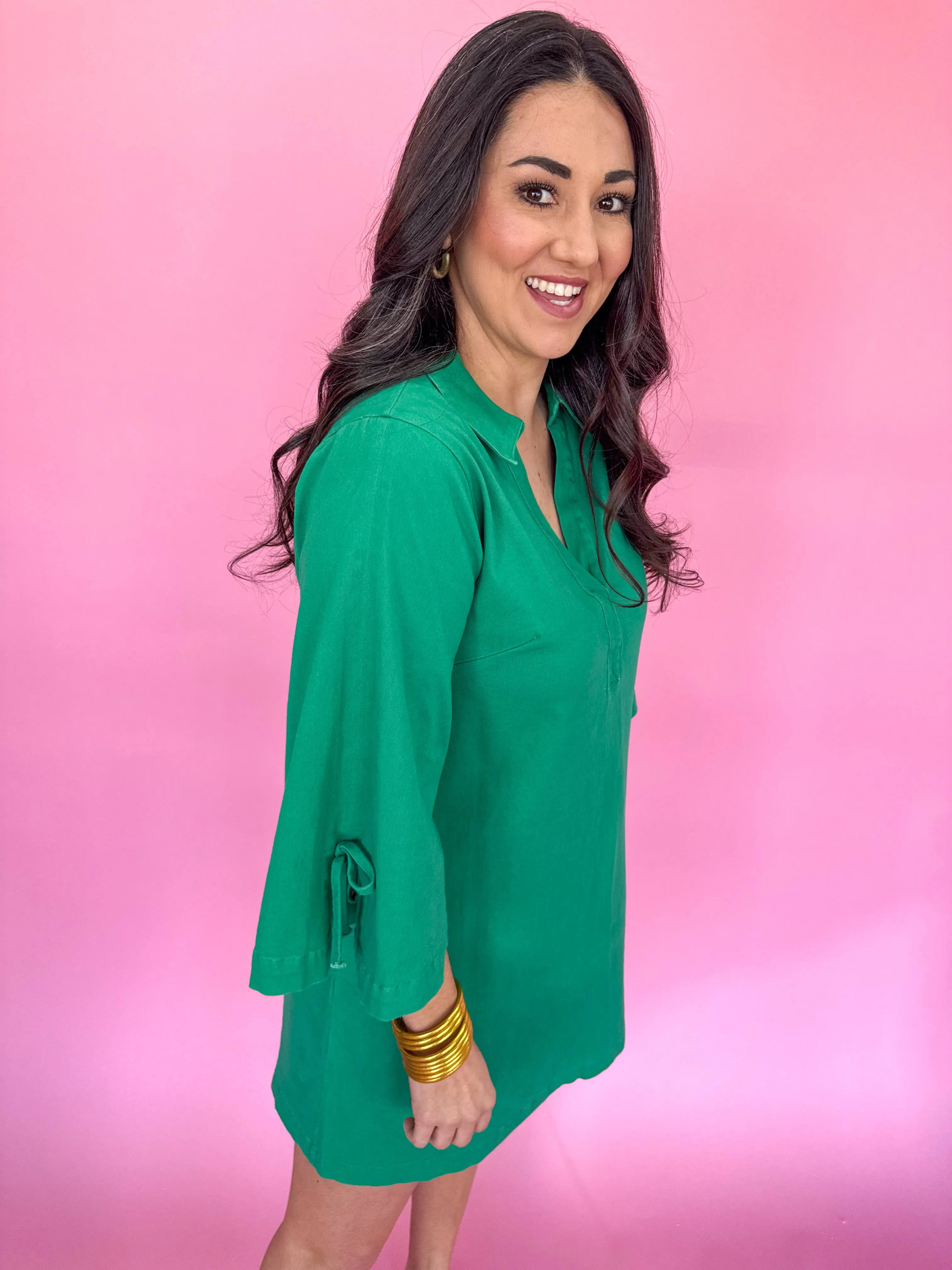 Wishful Dreaming Dress - Green