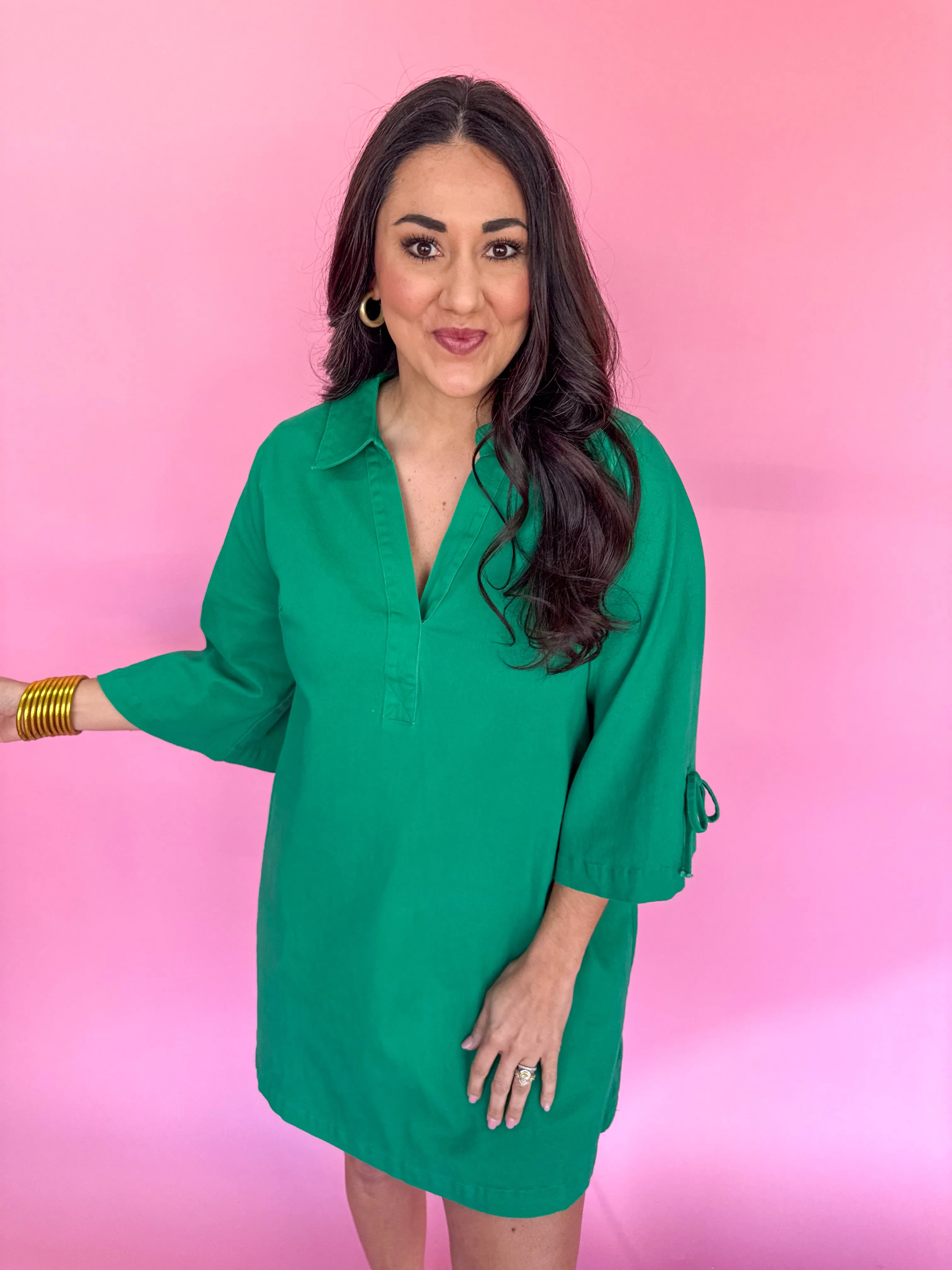Wishful Dreaming Dress - Green