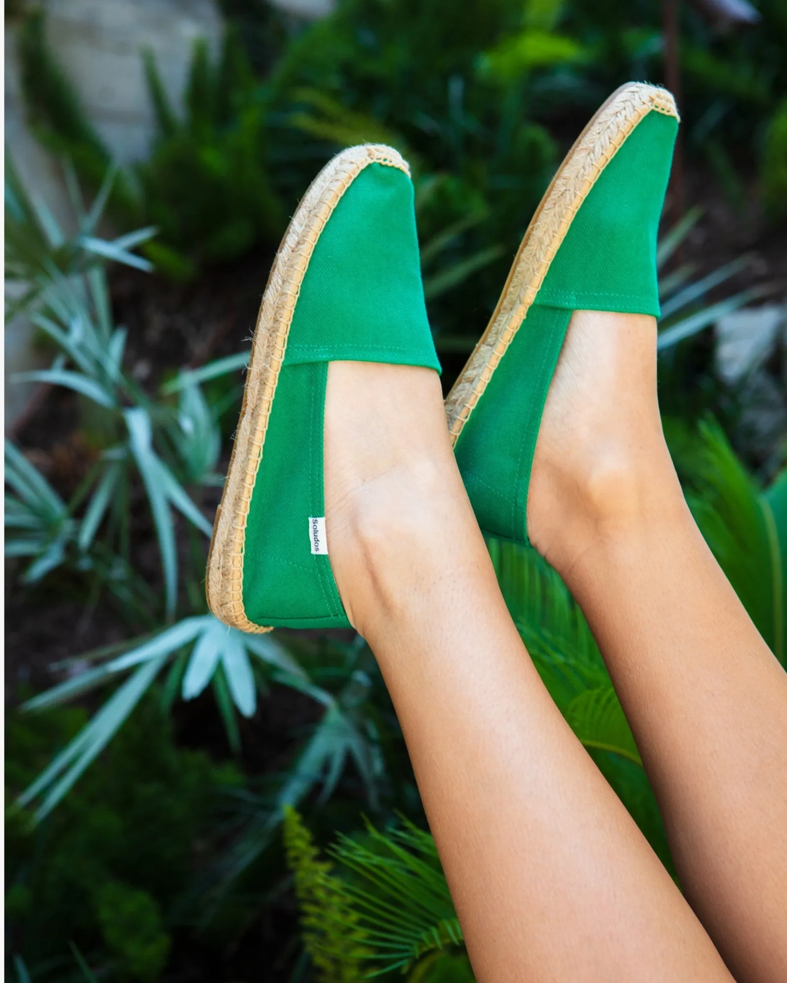 Womens_Espadrilles_The Dali Original_Canvas Colors_Palmeras Green
