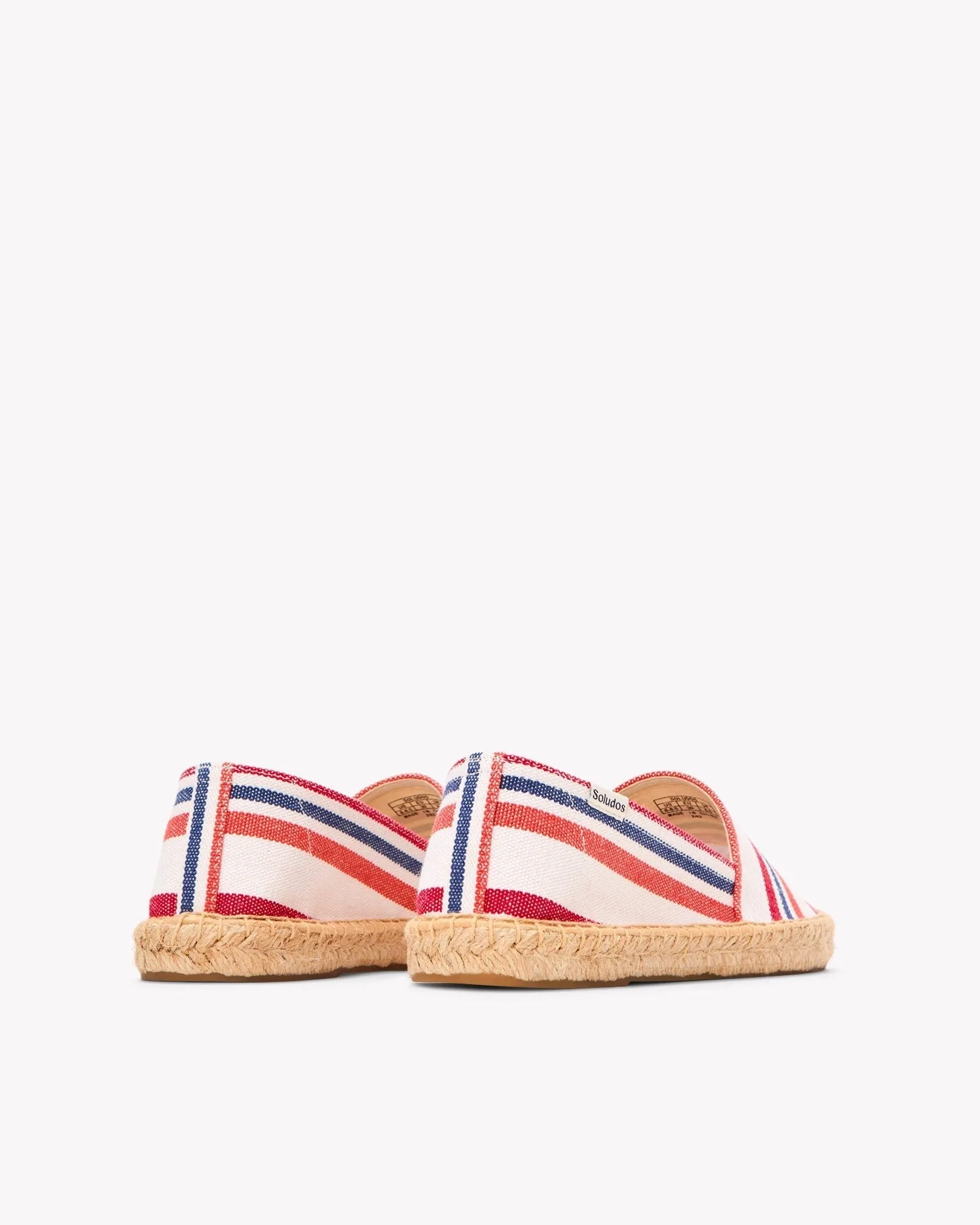 Womens_Espadrilles_The Original_Woven Stripes_Beach - Red - Orange - Blue